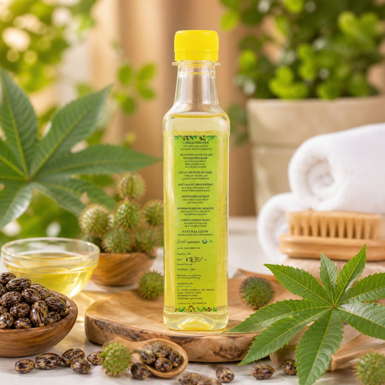Castor Oil – Pure Natural Hair Oil – 250ml | Daisy Organic Store - Image 4