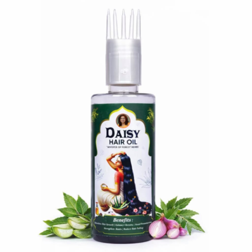 Daisy Hair Oil – Herbal Hair Oil for Men & Women – 200ml | Daisy Organic Store