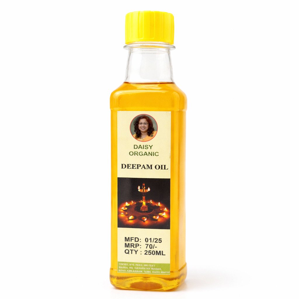 Deepam Oil – Traditional Lamp Oil – 250ml | Daisy Organic Store - Image 2