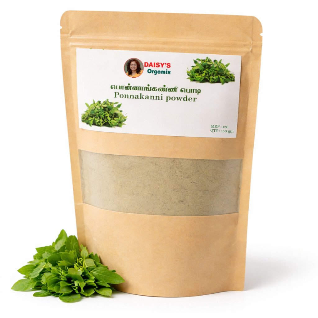 Ponnankanni Powder – Herbal Leaf Powder – 150gm | Daisy Organic Store - Image 2