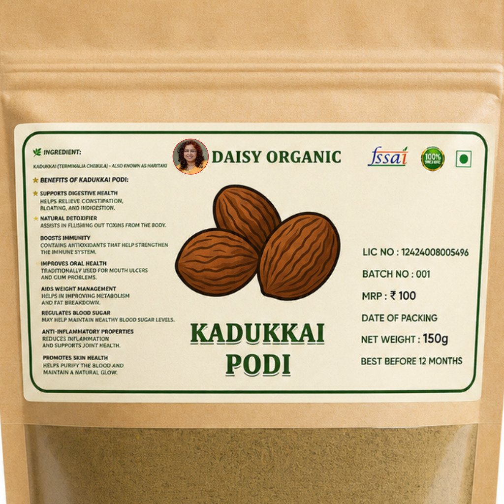 Kadukai Powder – Herbal Fruit Powder – 150gm | Daisy Organic Store - Image 2