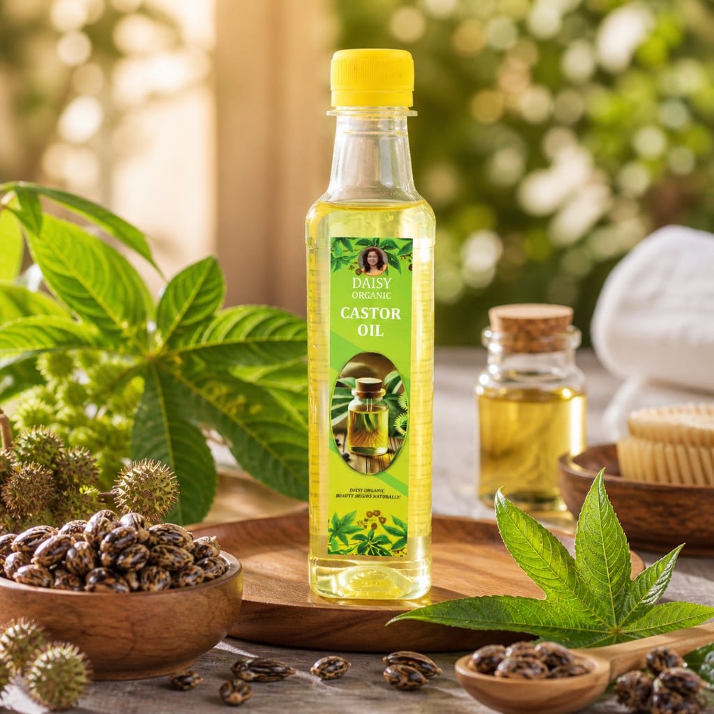 Castor Oil – Pure Natural Hair Oil – 250ml | Daisy Organic Store - Image 3
