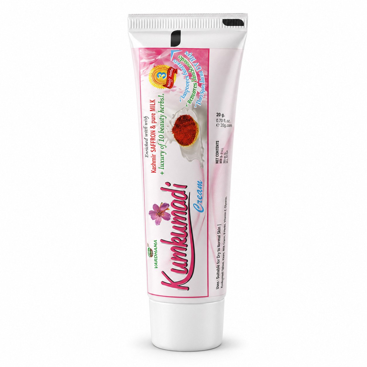 Kumkumadhi Thailam Cream – Skin Brightening & Glow Support – 20gm | Daisy Organic Store - Image 3